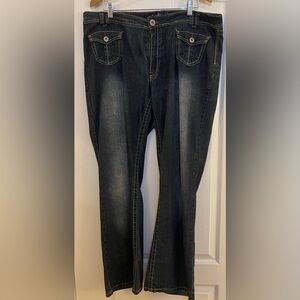 Angels Jeans, blue, stretchy, size 20